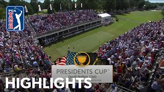 Highlights  Rounds 3 and 4  Presidents Cup  2022 [upl. by Erdnaed74]