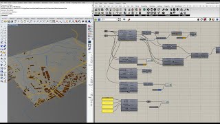 Grasshopper 14 3D modelling based on OSM data using Urbano [upl. by Fredrick]