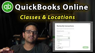 QuickBooks Online Classes amp Locations and how to reclassify in batch [upl. by Sall]