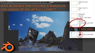 Why Blender GPU usage at maximum is only 10 EXPLAINED [upl. by Mariann]