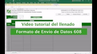 Tutorial Llenado de Formato de Envío 608  FormatosdeEnvío [upl. by Altheta]