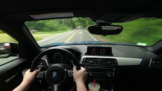 BMW M240i Loud Exhaust Mic POV Drive [upl. by Tioneb]