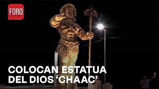 Estatua de dios maya Chaac desvela guerra de dioses con Poseidón en Yucatán  Sábados de FORO [upl. by Larcher782]