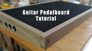 DIY Walnut Pedalboard  Tutorial Video [upl. by Andree]