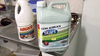 Cera Antiderrapante Para Pisos Linha Start [upl. by Monaco]