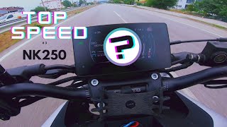 NK250 TOP SPEED  GECE SÜRÜŞÜ  GÜNLÜK MOTOVLOG3 [upl. by Martelli]