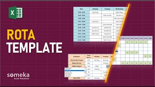 Rotation Schedule Excel Template  Free Excel Template for Employee Scheduling [upl. by Asirem]