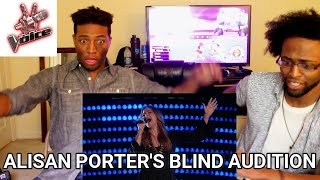 The Voice 2016 Blind Audition  Alisan Porter quotBlue Bayouquot REACTION [upl. by Close271]