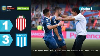 BARRACAS CENTRAL 1  3 RACING I Resumen del partido  TorneoBetano Apertura 2025 [upl. by Donalt760]