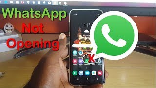 WhatsApp not Opening Fix5 Solutions [upl. by Yanetruoc]