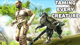 TAMING EVERY CREATURE IN ARK  DEINONYCHUS  ARK SURVIVAL EVOLVED EP23 [upl. by Timothee]