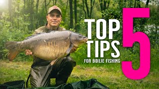 TOP 5 TIPS FOR BOILIE FISHING Carp fishing bait tips with Adam Reed Mainline Baits Carp Fishing TV [upl. by Mines]