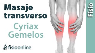 Automasaje para tendinitis  Masaje transverso profundo de Cyriax [upl. by Acinorev902]