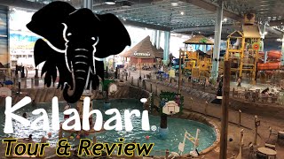 Kalahari Waterpark Resort Sandusky Ohio Tour amp Review with The Legend [upl. by Shanon]