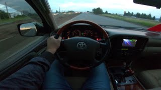 2001 Toyota Land Cruiser 50th Anniversary 47L 231 POV Test Drive [upl. by Bray63]