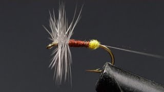 FLY TYING A NECESSARY HENDRICKSON SPINNER [upl. by Brit]