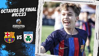 🎭⚽ OCTAVOS de FINAL ICC23  FC BARCELONA vs MALVA FC  International Carnaval Cup 2023 [upl. by Ard]