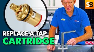 How to Replace a Ceramic Cartridge 💧 Dripping Tap Fix [upl. by Berty]