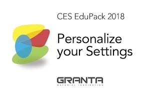 Personalize your Settings in CES EduPack [upl. by Shanks103]