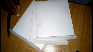 How to make an envelope using A3 paper and glue [upl. by Segal]