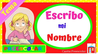 ESCRIBO MI NOMBRE Aprendeencasa [upl. by Colson923]