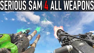 Serious Sam 4  All Weapons Showcase [upl. by Hibben]