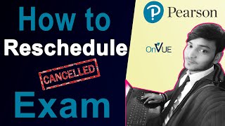 How to reschedule cancelled proctored exam  Pearson onVue Online Certification Exam at Home [upl. by Rettke987]