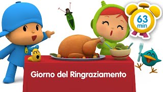 🐓 POCOYO ITALIANO  Giorno del Ringraziamento 63 min  VIDEO e CARTONI ANIMATI per bambini [upl. by Uzial]