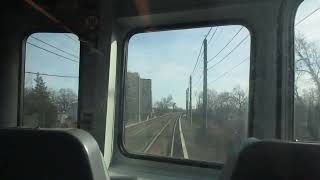 A TRIP ON THE PATCO SPEEDLINE FROM PHILADELPHIA TO HADDONFIELD [upl. by Karlow]