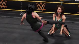 WWE 2K19 NXT TAYNARA CONTI amp XIA LI VS VANESSA BORNE amp ALIYAH [upl. by Nayve118]