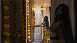 Saree Hack ✅ youtubeshorts saree sareedraping howto [upl. by Nisay]