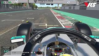 iRacing  MercedesAMG W13 F1  MagnyCours Hotlap [upl. by Lyrradal673]