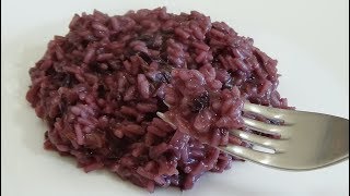 Risotto cremoso al radicchio e vino rosso [upl. by Thilde]