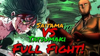 SAITAMA vs TATSUMAKI FINAL BATTLE NAPASUKO SI TATSUMAKI NAPIKON SI SAITAMA One Punch Man Review [upl. by Peckham871]