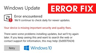 How To Fix Windows Update Error on Windows 10  Windows Update Not Working Problem [upl. by Corry]