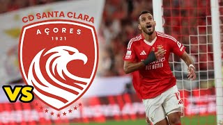 SL BENFICA VS SANTA CLARA LIGA BETCLIC [upl. by Lemhaj215]