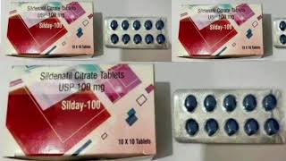 Silday 100 Tablets Sildenafil Citrate Tablets USP 100mg [upl. by Hadleigh]