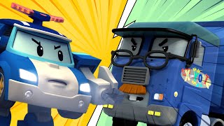 POLI Met a Villain  POLI Special Episodes  Brave Rescue Team  Cartoons for Kids  Robocar POLI TV [upl. by Dnalkrik502]