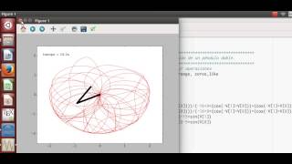 Simulación de péndulo doble [upl. by Jennine]