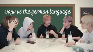 yangyang ft wayv speaking german [upl. by Winshell]