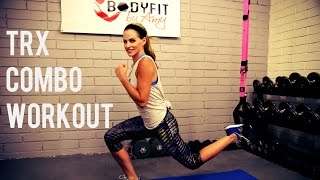 25 Minute TRX Combo Workout for Strength and Cardio [upl. by Jolda]