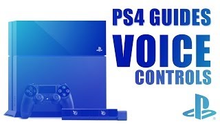 PS4 Guides  How To Use Voice Controls On PlayStation 4 [upl. by Tyra]