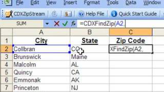 Zip Code Finder in Excel [upl. by Dayiz]