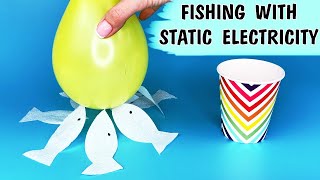 Physics for kids  Exploring static electricity activity [upl. by Eenattirb]