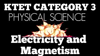 KTET CATEGORY 3 PHYSICAL SCIENCE  ELECTRICITY AND MAGNETISM  NUMERICAL PROBLEMS AND QUESTIONS [upl. by Ylenats]