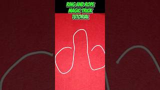 Ring And Rope Magic Trick Tutorial magic tricks viral trending youtubeshorts ytshorts [upl. by Lasyrc]