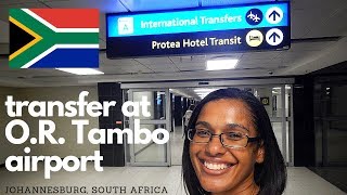 How to transfer international flights  Johannesburg airport South Africa [upl. by Nagaer]