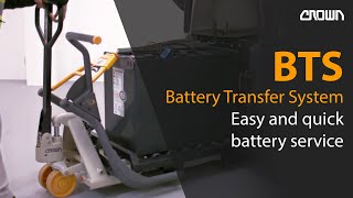 Crown Battery Transfer System  BTS 1000  Easy and quick battery service [upl. by Hollah]