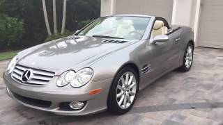 2007 Mercedes Benz SL550 Roadster Review and Test Drive by Bill  Auto Europa Naples [upl. by Hugibert]