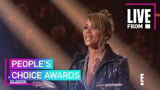 Halle Berry Talks Redefining Herself After 30 Years at 2021 PCAs  Peoples Choice Awards [upl. by Asiela221]